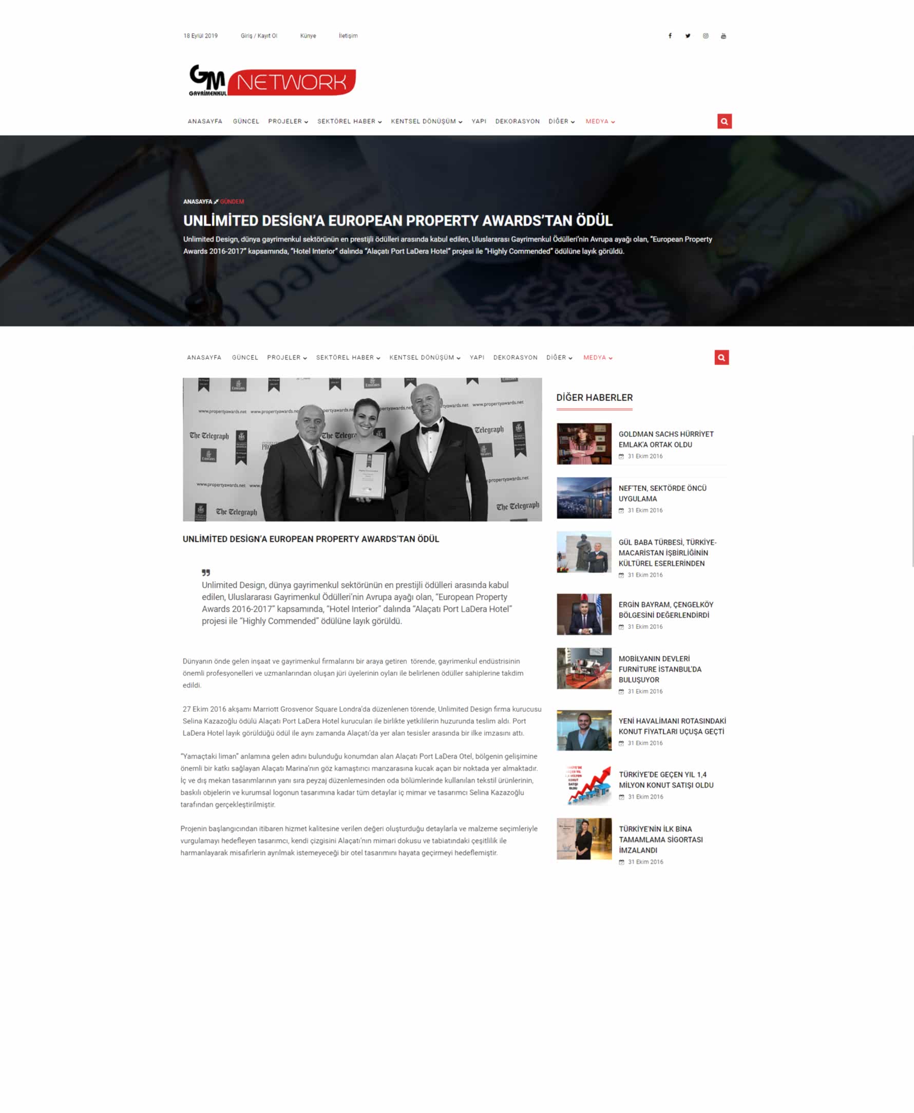 Gayrimenkul Network 16 Oct